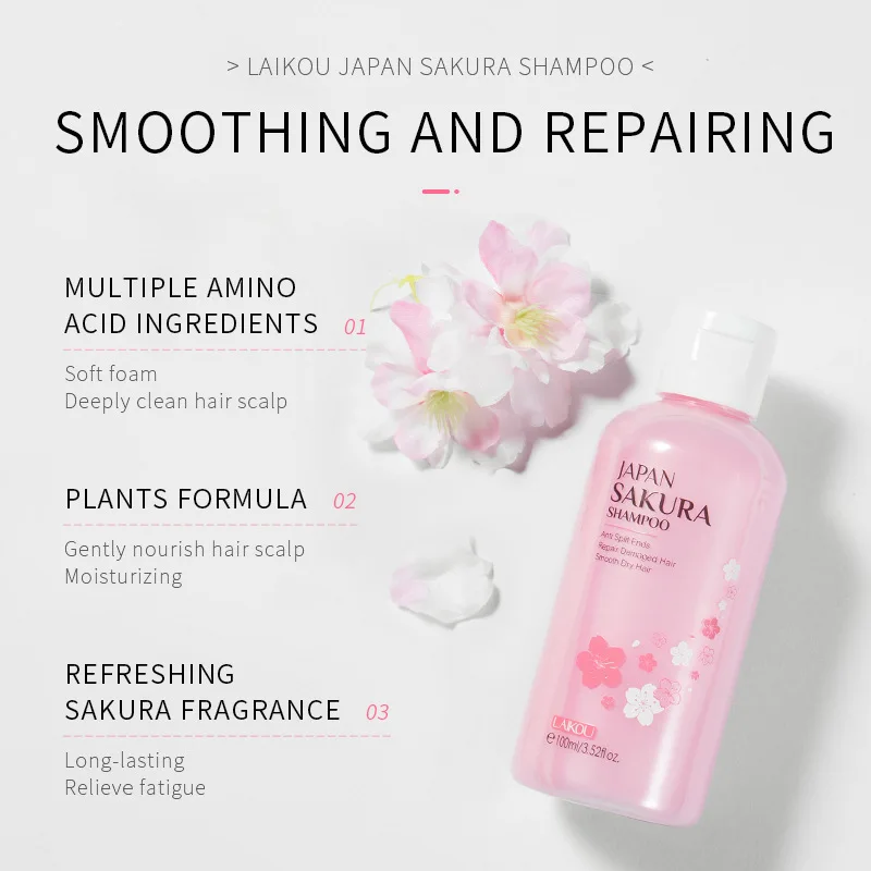 LAIKOU Giappone Sakura Shampoo - Hair Care Korean Products recensione e prezzo